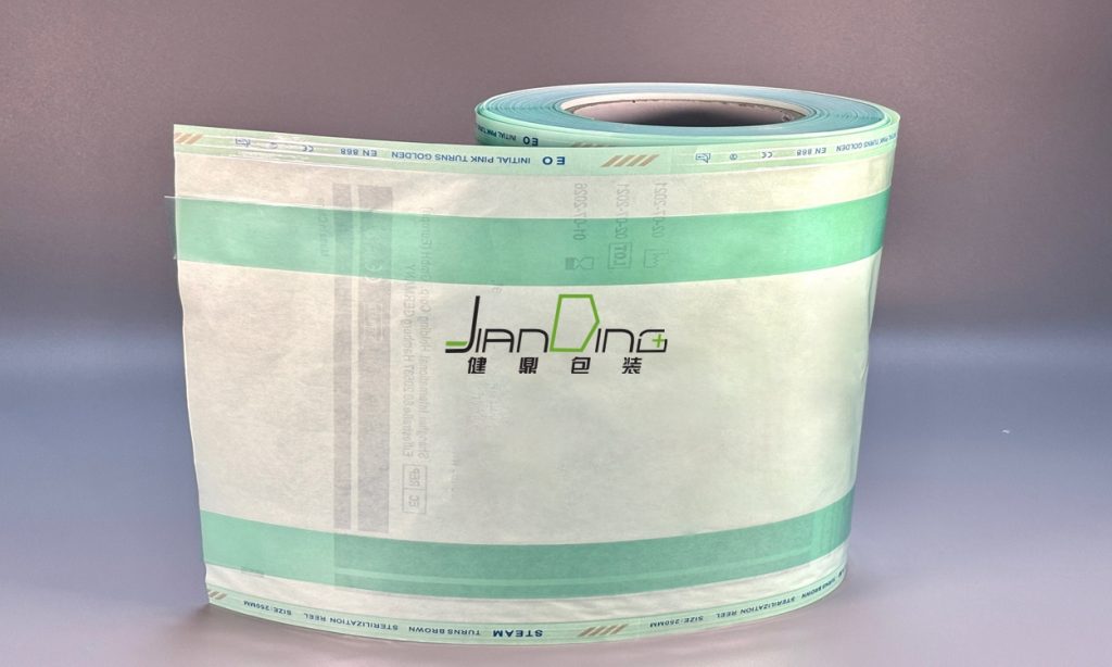 Heat sealing Gusseted Reel green Film